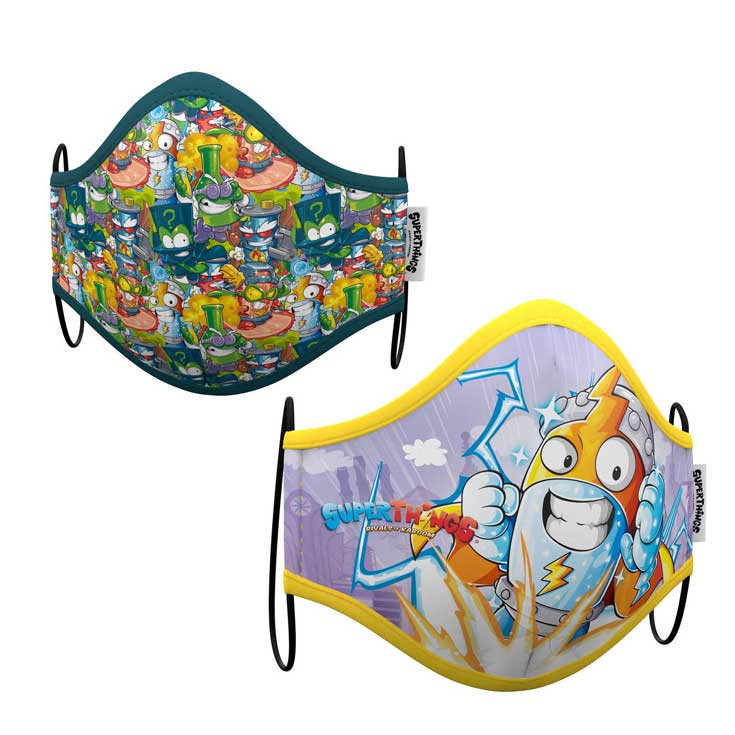 mom super zings mascarillas reutilizables infantiles 2 unidades mom super zings mascarillas reutilizables infantiles 2 unidades