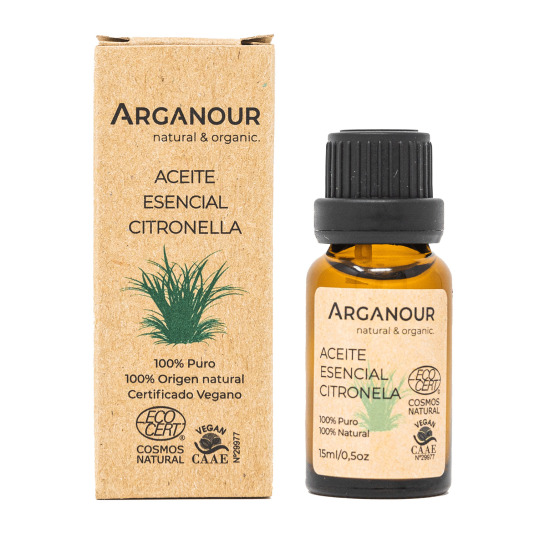 arganour aceite esencial de citronela 100% puro 15ml