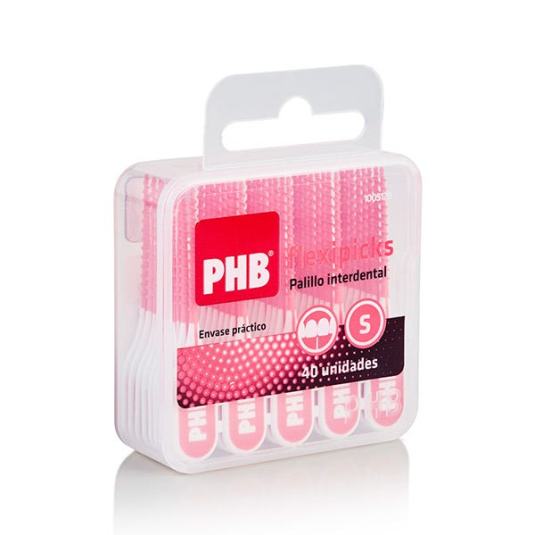 phb flexipicks palillo interdental recto 40 unidades