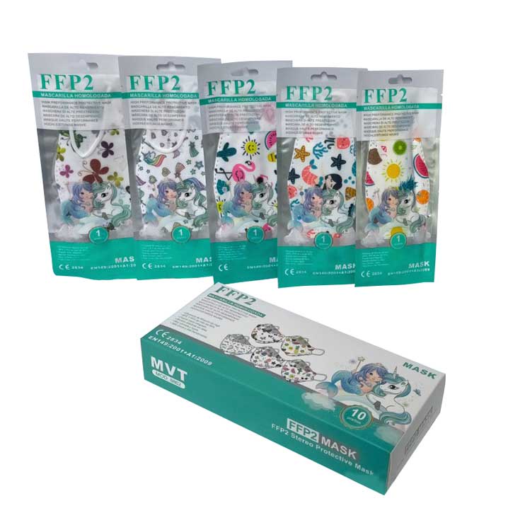 mascarilla ffp2 forma pez infantil estampadas 01 caja 10 unidades mascarilla ffp2 forma pez infantil estampadas 01 caja 10 unidades