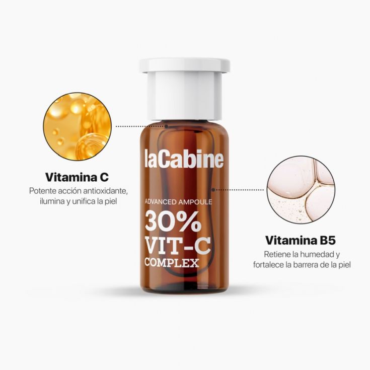 lacabine adva.ampolla 30% vit c + vit b5 2ml