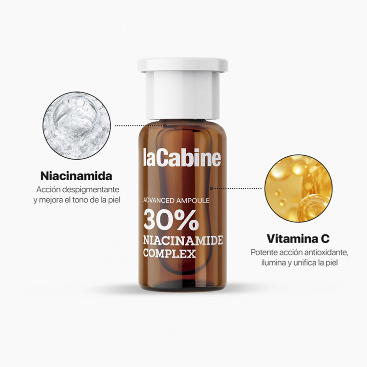 lacabine adva.ampolla 30% niacinam +vit c 2ml