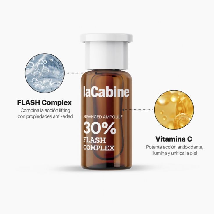 lacabine adva.ampolla 30%flash comp+vit c 2ml