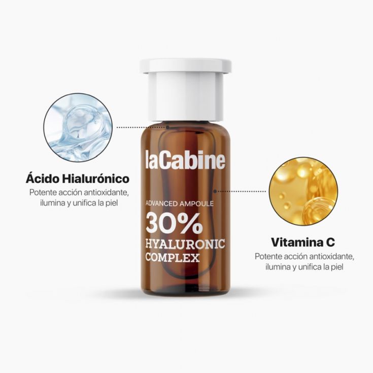 lacabine adva.ampolla 30% hyaluron +vit c 2ml