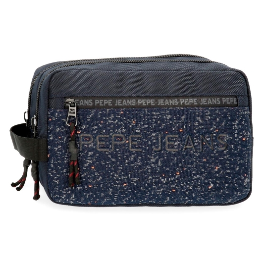 pepe jeans neceser doble compartimento adaptable 16x26x12cm pepe jeans neceser doble compartimento adaptable 16x26x12cm