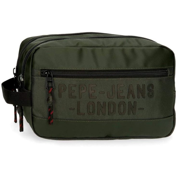 pepe jeans bromley neceser verde dos compartimentos adaptable verde 26x16x12cm pepe jeans bromley neceser verde dos compartimentos adaptable verde 26x16x12cm