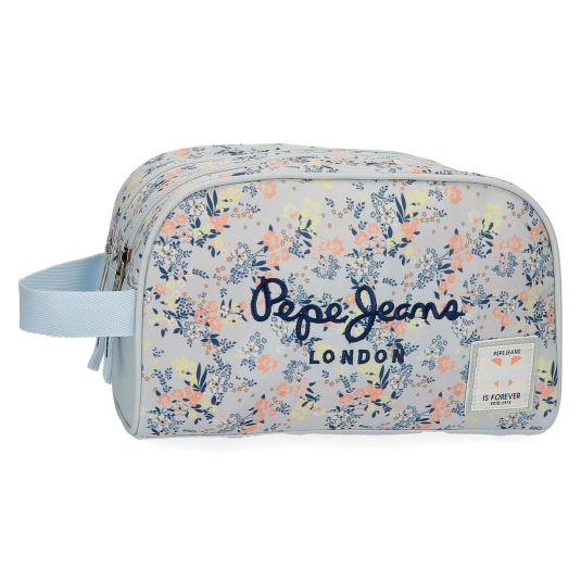 pepe jeans malila neceser neceser doble compartimento 16x26x12cm pepe jeans malila neceser neceser doble compartimento 16x26x12cm