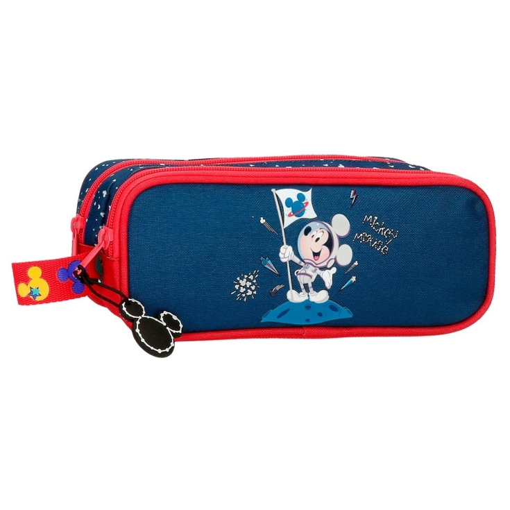 llamada Descartar falda mickey on the moon estuche infantil 2 compartimentos - delaUz