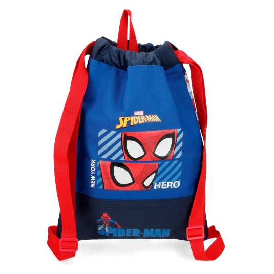 spiderman hero mochila tipo saco 30x40x0,5cm