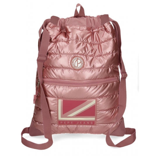 pepe jeans carol saco gym mochila 46x35cm