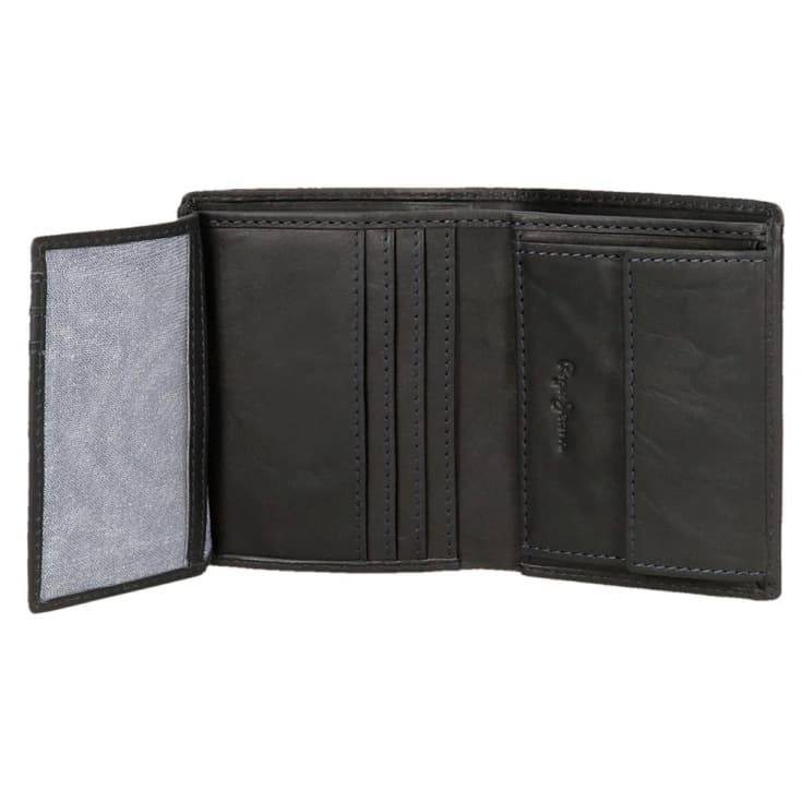 pepe jeans badge cartera hombre de piel marino vt