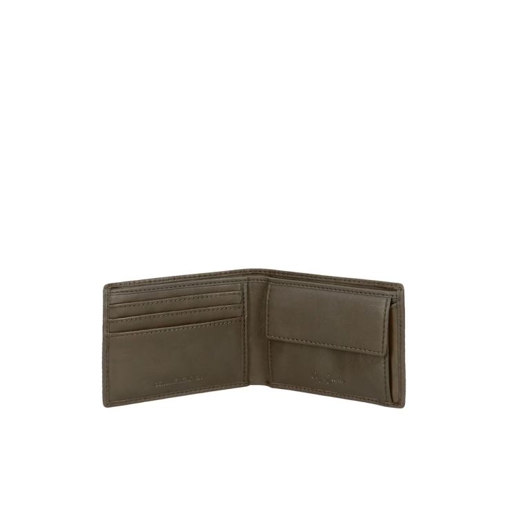 pepe jeans cartera badge horizontal caqui
