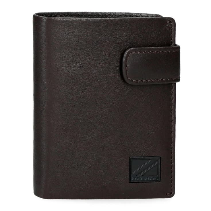 pepe jeans chief cartera hombre de piel marron vt pepe jeans chief cartera hombre de piel marron vt
