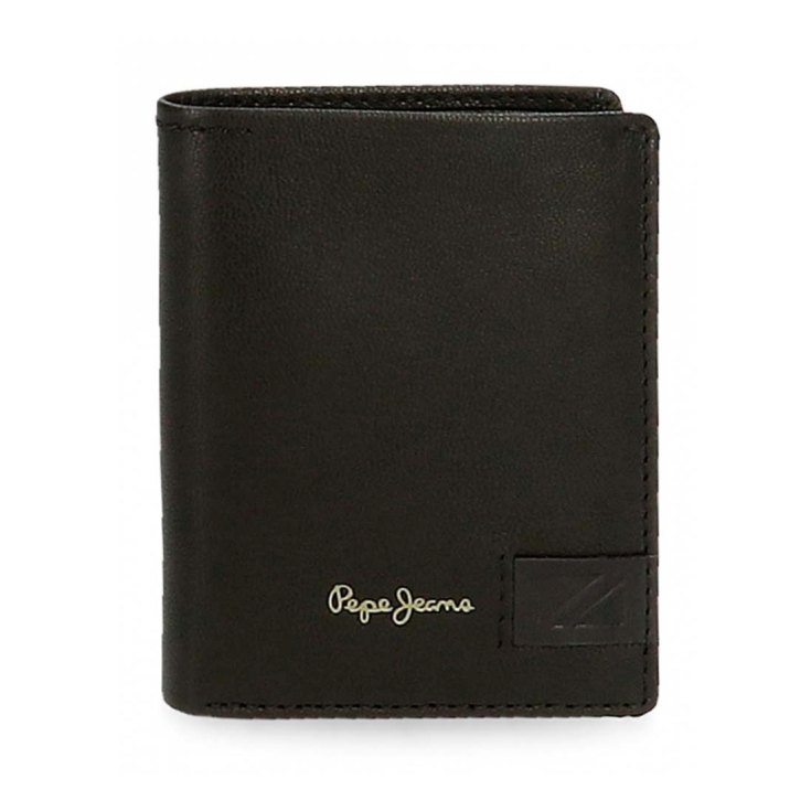 pepe jeans strand chief cartera hombre de piel negro vt pepe jeans strand chief cartera hombre de piel negro vt