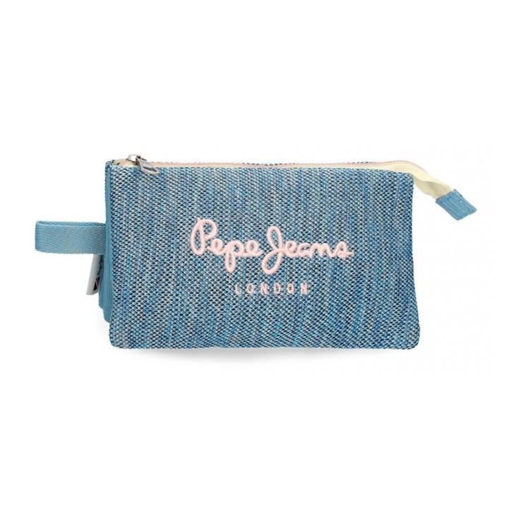 pepe jeans lena portatodo 3 compartiemtos pepe jeans lena portatodo 3 compartiemtos