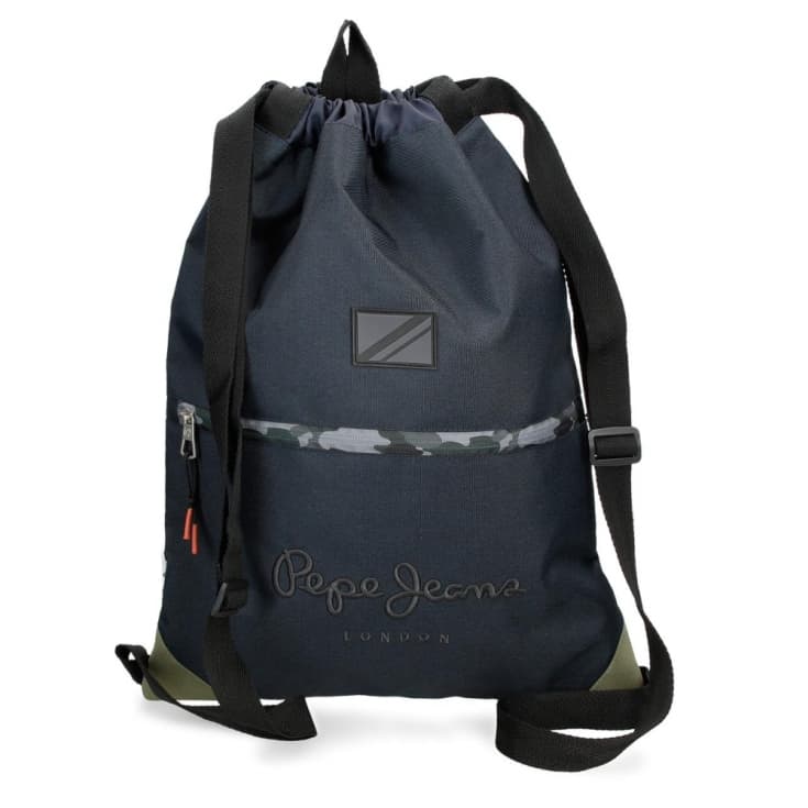 pepe jeans cromwell mochila saco 35x46x10cm