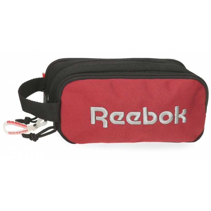 reebok portland estuche 3 compartimentos chico