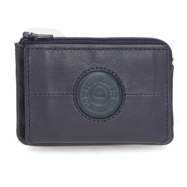 pepe jeans cracker monedero tarjetero azul marino piel pepe jeans cracker monedero tarjetero azul marino piel