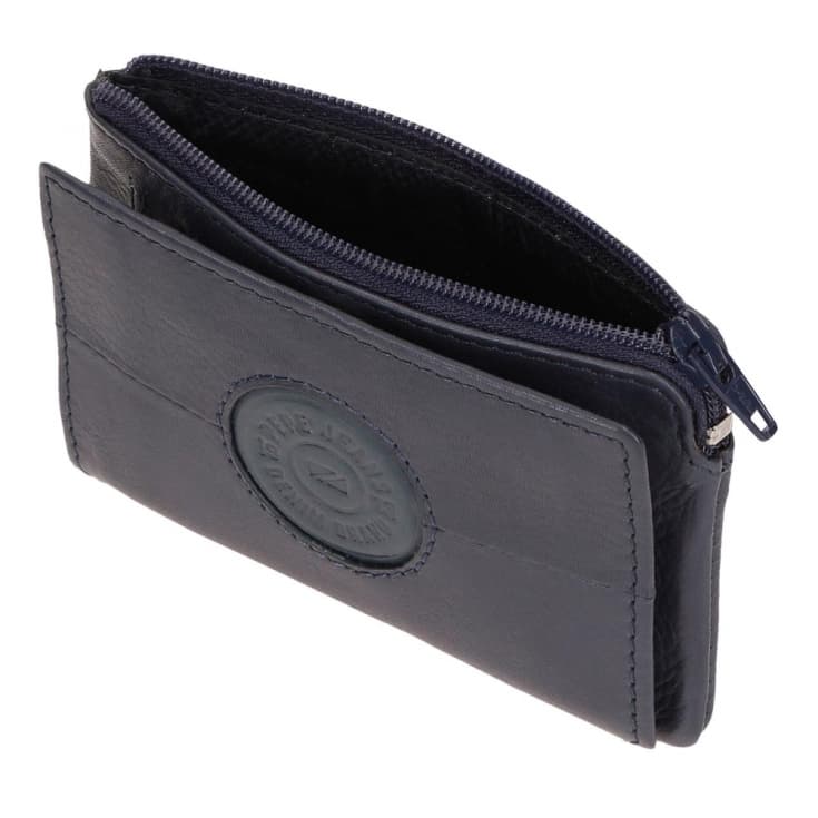 pepe jeans cracker monedero tarjetero azul marino piel