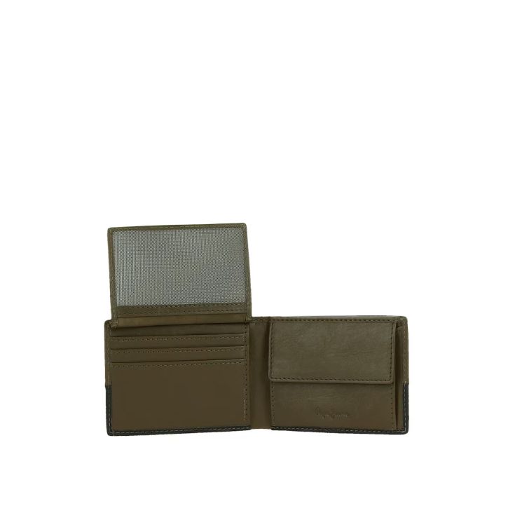 pepe jeans cartera dual horizontal caqui