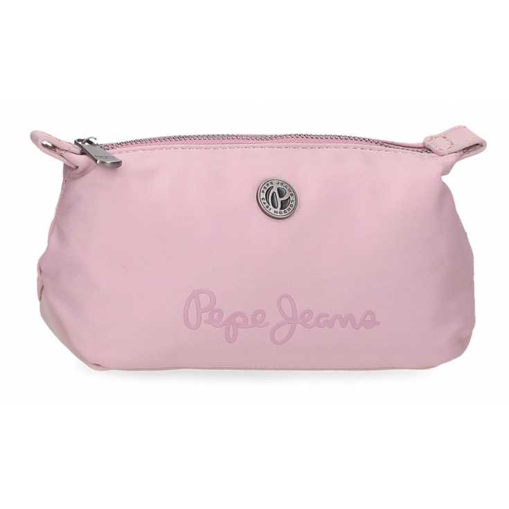 pepe jeans corin neceser rosa mediano pepe jeans corin neceser rosa mediano