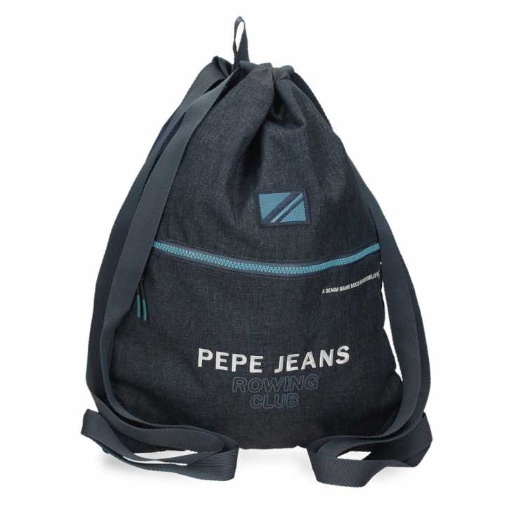 pepe jeans edmon mochila saco gym azul marino