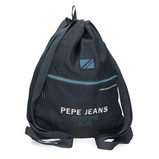 pepe jeans edmon mochila saco gym azul marino