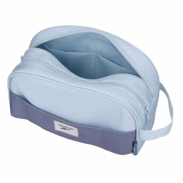 reebok andrew neceser 2 compartimentos azul claro mujer