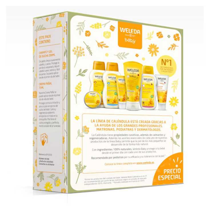 weleda baby calendula set encial bebe