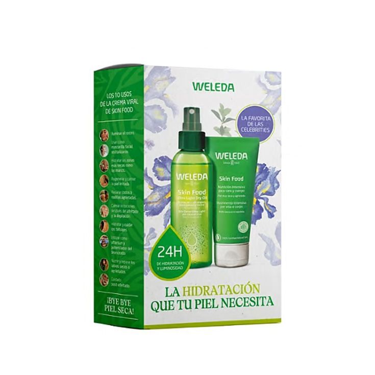 weleda skin food 30ml + aceite bifásico 30ml