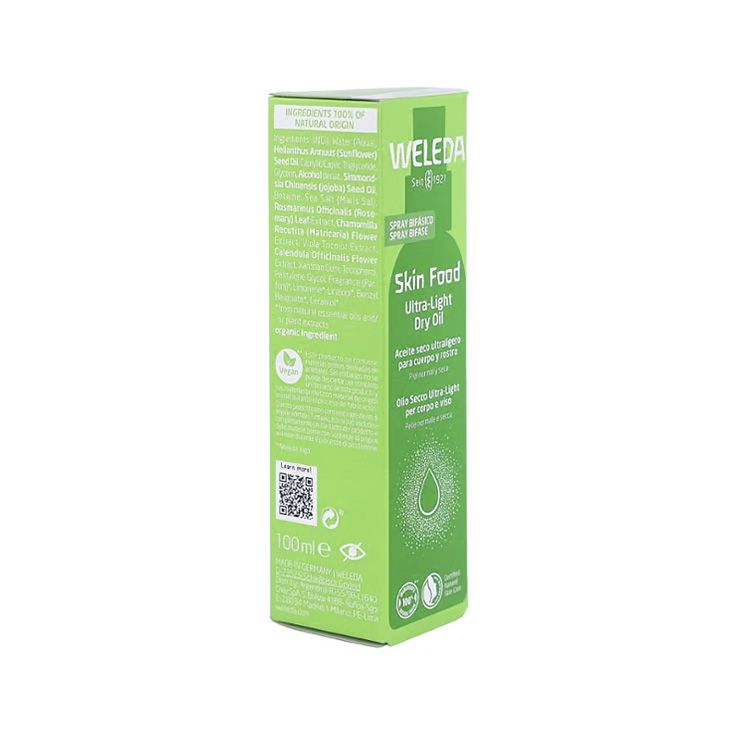 weleda skin food 30ml + aceite bifásico 30ml