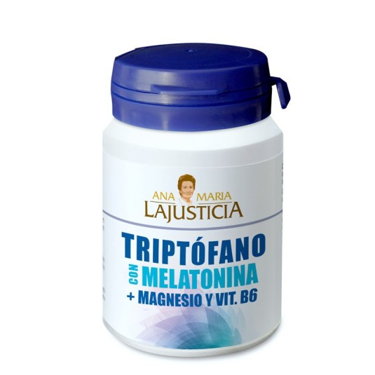 ana maria lajusticia triptofano con melatonina+ magnesio y vitamina b6 60 comprimidos
