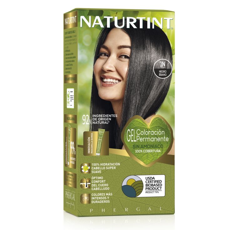 naturtint tinte permamente 1n negro ébano naturtint tinte permamente 1n negro ébano