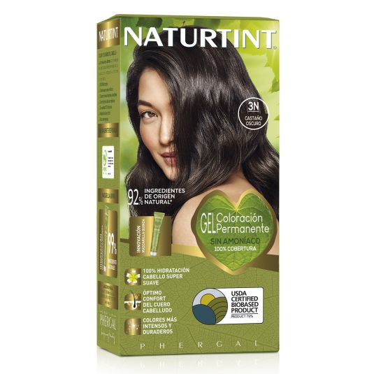 naturtint tinte permamente 3n castaño oscuro