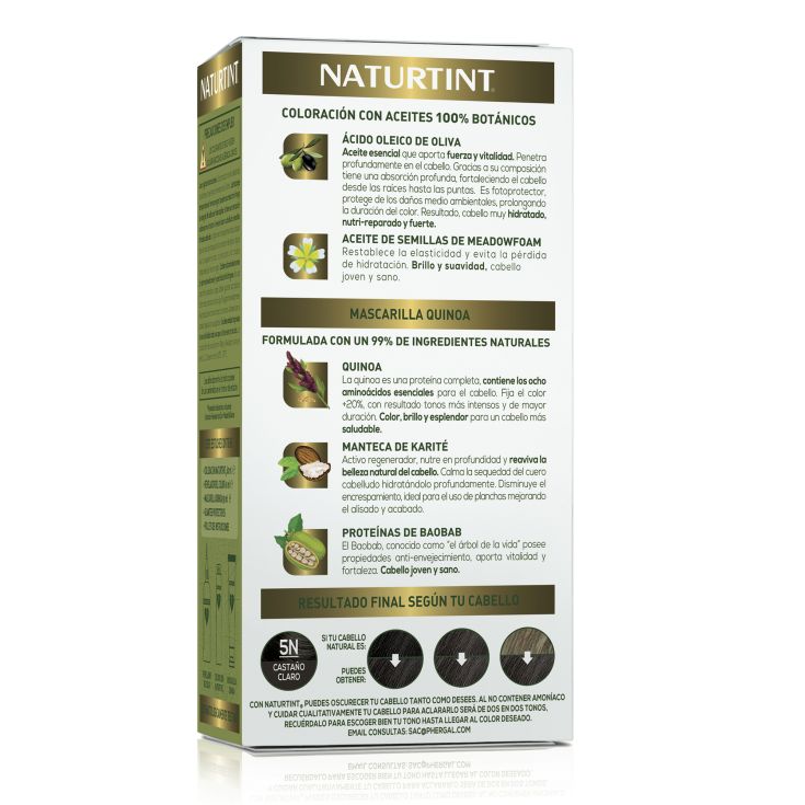 naturtint tinte permamente 5n castaño claro