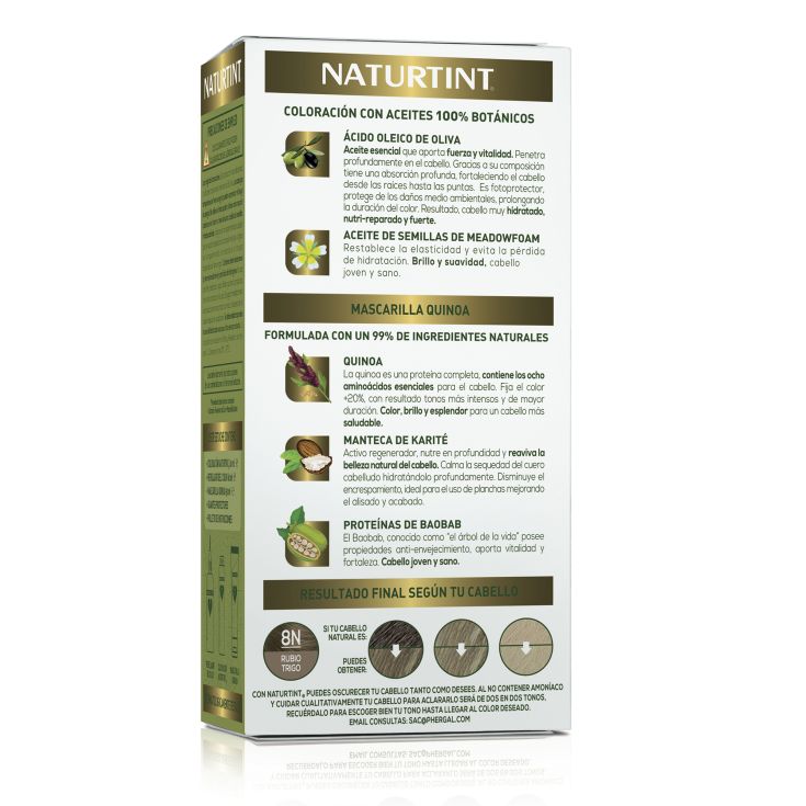 naturtint tinte permanente 8n rubio trigo
