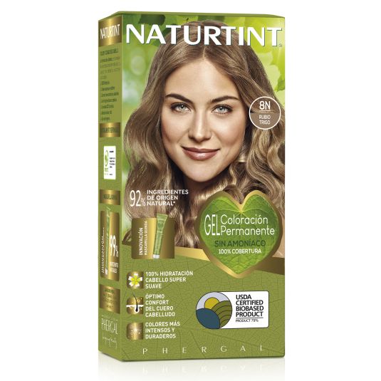 naturtint tinte permanente 8n rubio trigo