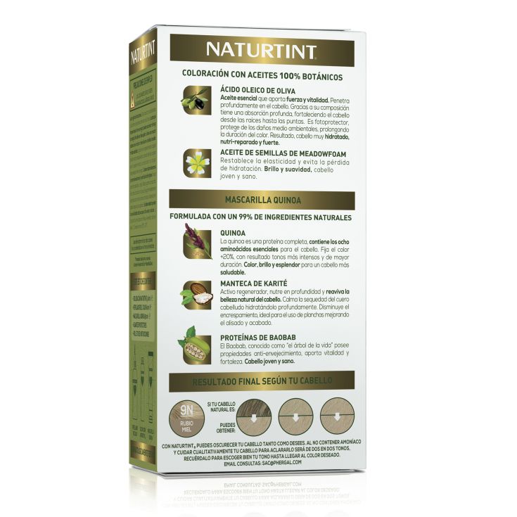 naturtint tinte permamente 9n rubio miel