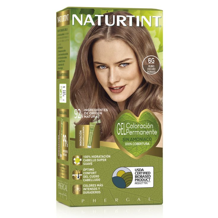 naturtint tinte permamente 6g rubio oscuro dorado