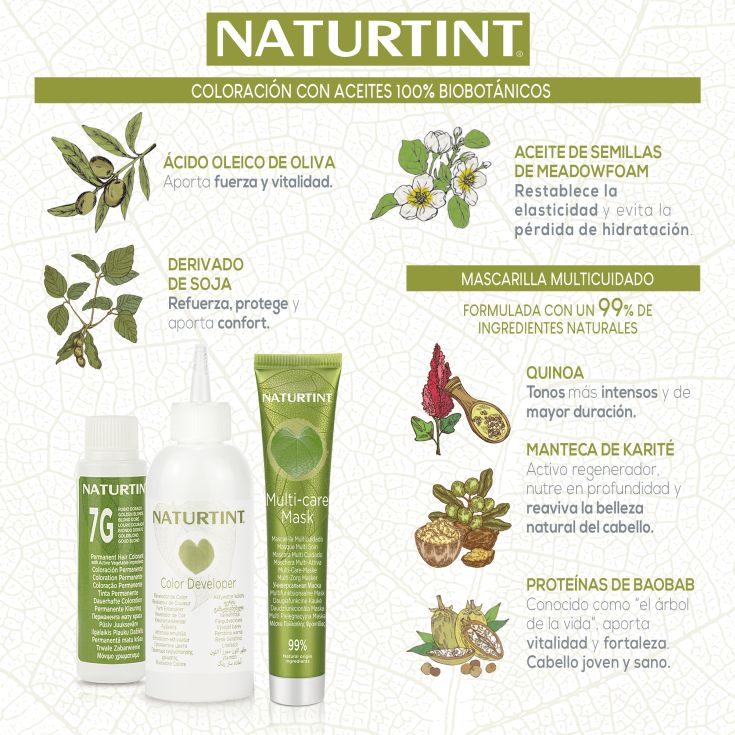 naturtint tinte permamente 4m castaño caoba