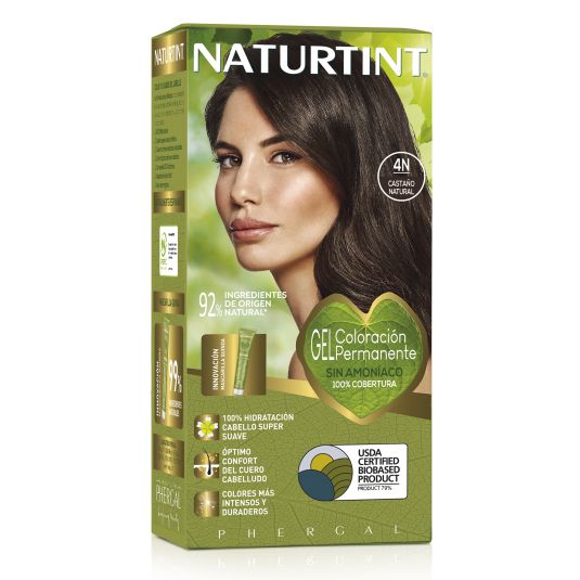 naturtint tinte permamente 4n castaño natural