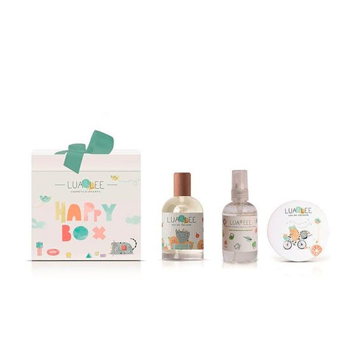 lua & lee happy box 100ml cofre colonia infantil 3 piezas