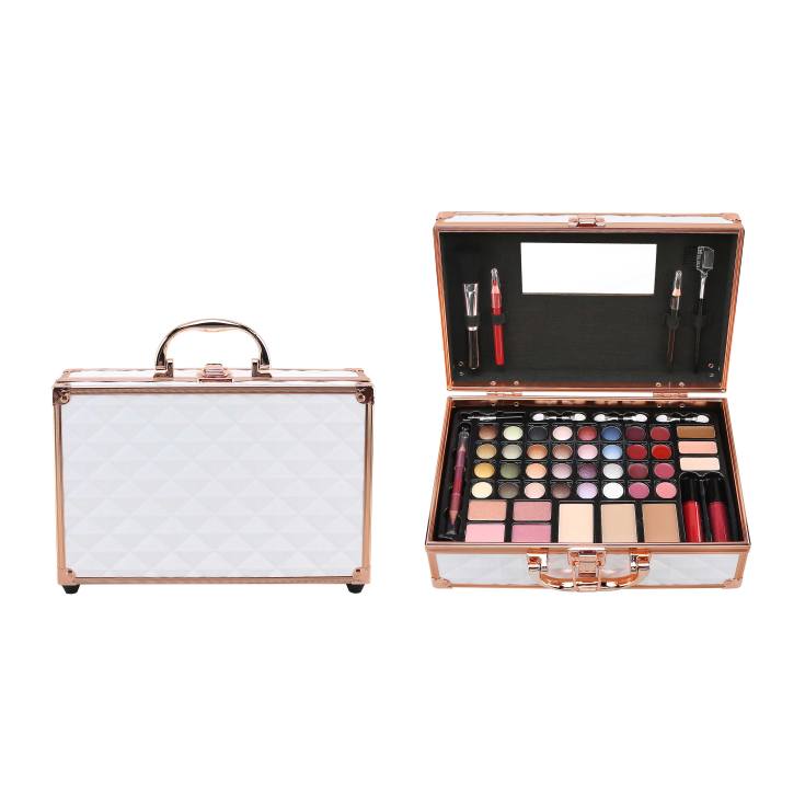 mya travel kit lux white maletin maquillaje metalico blanco mya travel kit lux white maletin maquillaje metalico blanco