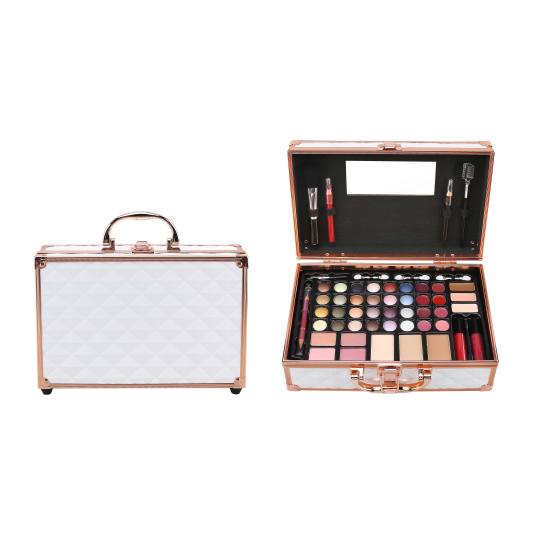 mya travel kit lux white matetin maquillaje metalico blanco mya travel kit lux white matetin maquillaje metalico blanco