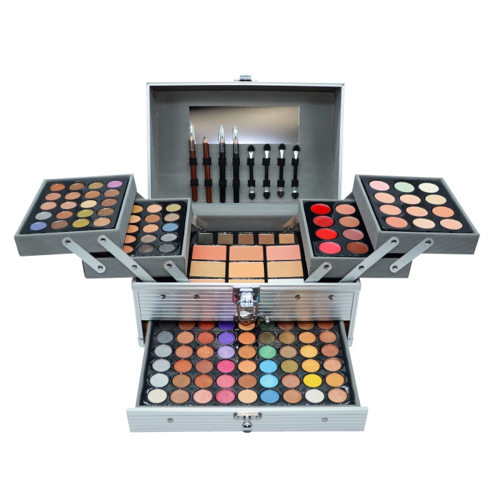 Posdata Armario joyería mya travel profesional maletin maquillaje profesional 168 colores - delaUz