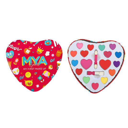 mya girls corazon estuche de maquillaje