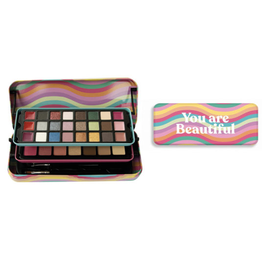 mya you are beautiful estuche maquillaje lata