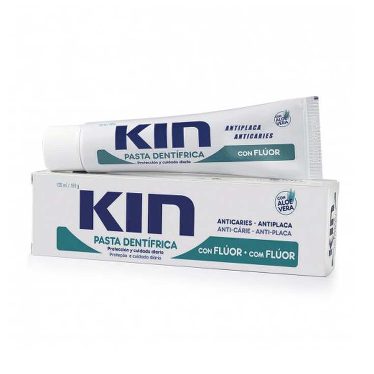 kin fluor-kin pasta de dientes aloe vera 125ml kin fluor-kin pasta de dientes aloe vera 125ml