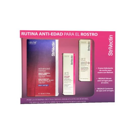 strivectin new retinol night cream 50ml cofre 3 piezas