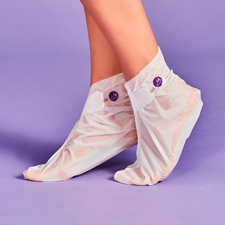 iroha calcetines mascarilla para pies exfoliacion lavanda